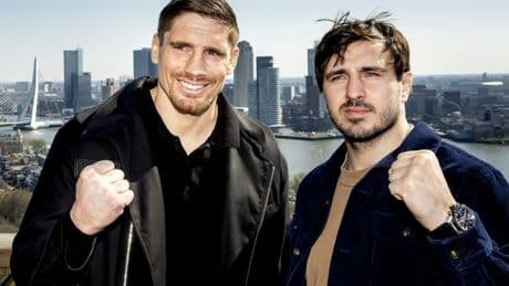Verhoeven en Vachitov gebroederlijk naast elkaar: 'Hij is een slimme vechter'