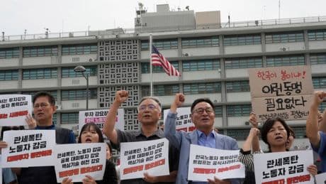 Plans in the works for Korean workers detained in raid to go home while fear lingers for residents