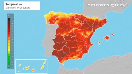 Último día de ola de calor: casi toda España sigue en alerta por temperaturas de hasta 43 grados y tormentas