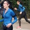 Gal Gadot sports a bloodied face as she runs through central London while filming thriller The Runner after pro-Gaza demonstrations disrupt filming