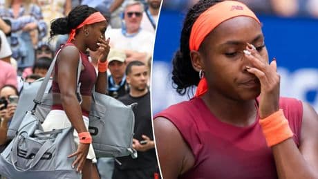 Coco Gauff ‘kind of broke down’ after US Open loss to Naomi Osaka