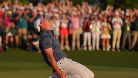 Major-Turnier in Augusta: Tränen und Glückwünsche: McIlroy vollendet Golf-Grand-Slam