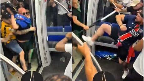 Inter Milan ultras ambush PSG fans on Munich underground ahead of Champions League final
