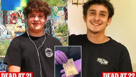 Our sons died from prescription pills laced with opioid 40X stronger than fentanyl... our warning to parents