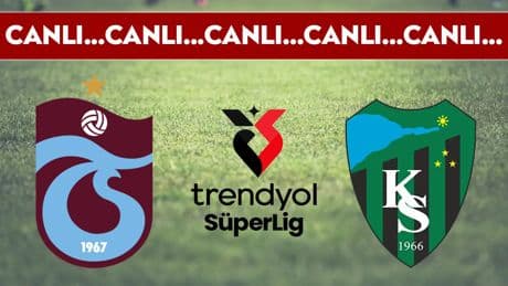 CANLI YAYIN: Trabzonspor 0-0 Kocaelispor CANLI ANLATIM | Süper Lig 2025/2026 sezonu 1. hafta