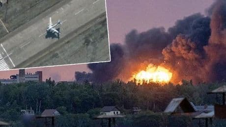 Ukrayna, Kırım'daki Rus uçaklarını vurdu