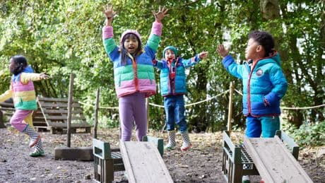 There'll Be No Losing Your Kids At The Park In These Bold, Bright Coats