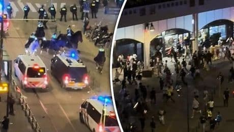 'Krankzinnige nacht' in Scheveningen: relschoppers keren zich tegen politie