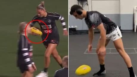 If you think AFLW stars aren't as skilled as the men, a stunning series of videos has proved you WRONG