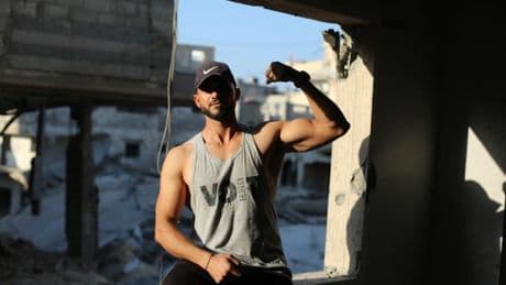 “Un acte de survie” : à Gaza, les bodybuildeurs résistent à leur manière