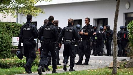 Teacher stabbed at school in Germany - as teen suspect shot