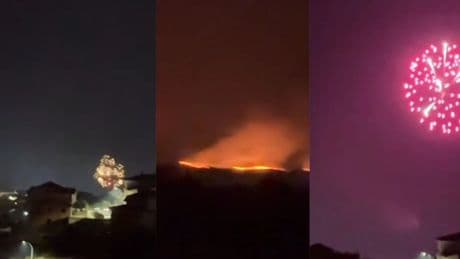 Un bombero denuncia el lanzamiento de fuegos artificiales junto a un incendio en Cáceres: "Nuestra cara de gilipollas..."