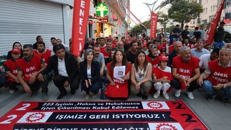 Van’da 223 işçinin direnişi sürüyor: "İşimizi geri istiyoruz"
