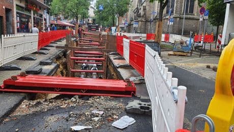 Aachen: Baustelle in der Pontstraße bereitet Ladenbesitzern Sorgen