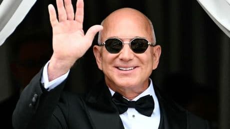 Jeff Bezos marries blushing bride Lauren Sanchez in lavish £48milion Venice wedding