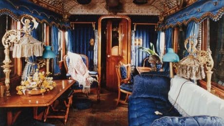 Inside the axed Royal Train with King Charles' very own bath tub and 12-seat dining room