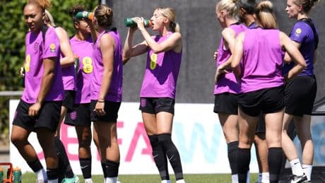 Sarina Wiegman wants her England players to keep their cool in tournament opener