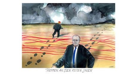 Die besten Karikaturen der WELT – Treffen an den roten Linien