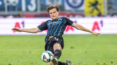 Bjorn Meijer heeft met assist belangrijk aandeel in zege Club Brugge in voorronde Champions League
