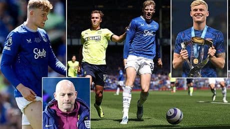 Jarrad Branthwaite is a major doubt for England Euro U21s' defence after picking up hamstring injury in Everton's Goodison Park farewell
