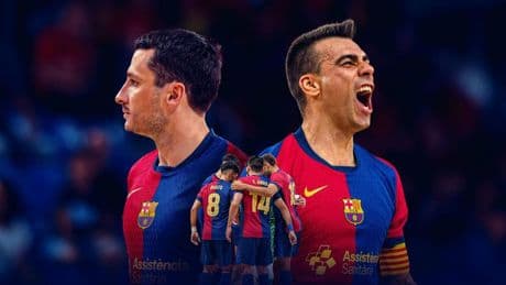 Homenaje de leyendas en el estreno del playoff en el Palau