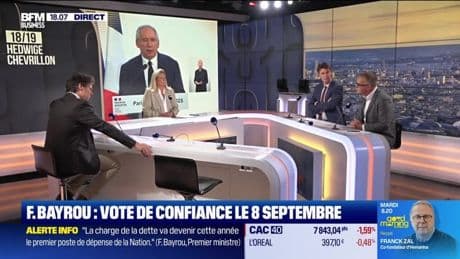 François Bayrou : vote de confiance le 8 septembre - 25/08