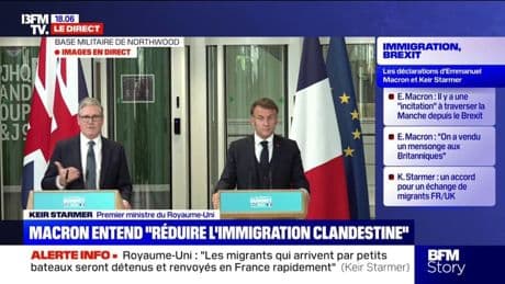 Keir Starmer (Premier ministre britannique): "L'immigration irrégulière est un vrai problème dans le monde et en Europe"