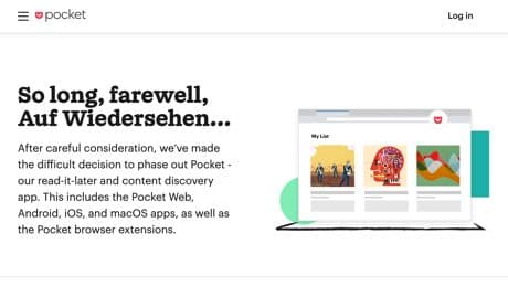 Bookmark-Dienst Pocket ist Geschichte: Die besten Alternativen