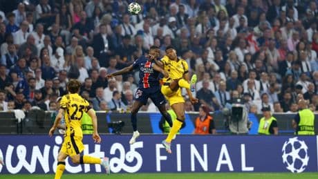 Las mejores imágenes de la final de la Champions League entre el PSG y el Inter de Milán