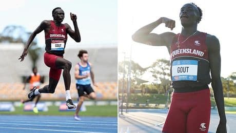 Aussie sprint sensation Gout Gout smashes 10-second barrier at school event