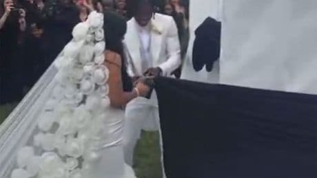 Jaguars’ Travis Hunter marries Leanna Lenee in stunning wedding — and surprises new wife with six-figure gift