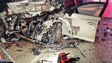 RCMP say speed, alcohol factors in Manitoba crash between sedan, semi