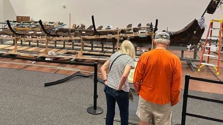 Workers digging at the World Trade Center site found a mystery boat. Now they’re rebuilding it