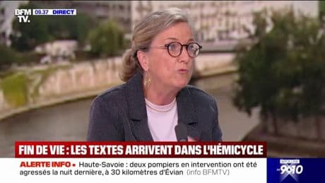 Texte sur la fin de vie: "C'est une loi qui va nous obliger à trier les demandes, les souffrances, les vies", estime Claire Fourcade (Société française d'accompagnement et de soins palliatifs)