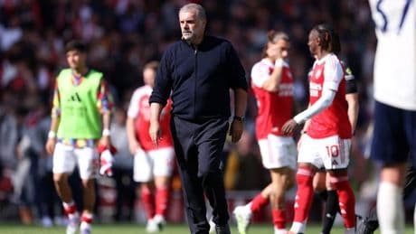 Ange Postecoglou's defiant message to Nottingham Forest dressing room after Arsenal defeat