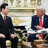 Trump puts South Korea's leader on the spot about mysterious 'purge' going on in his country in uncomfortable Oval Office moment
