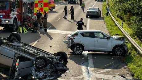 Haltern am See - Frontalcrash! Ein Mann tot, fünf Menschen verletzt