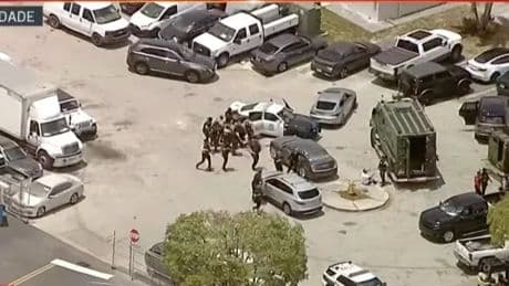 ‘Four shot’ at car dealership in Miami-Dade as cops rush to scene of ‘active shooter’ and shut down roads