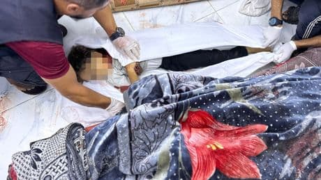 Soykırımcı İsrail Gazze'de çadırları bombaladı! Çok sayıda Filistinli şehit oldu