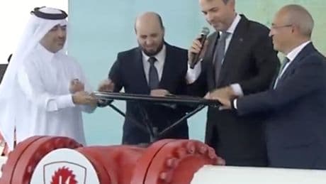 Türkiye'den Suriye'ye ilk doğal gaz akışı başladı