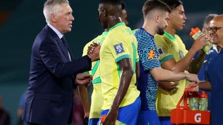 Foot: le Brésil d'Ancelotti en balade face au Chili