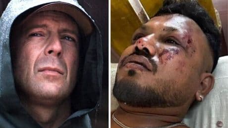 India plane crash survivor compared to Bruce Willis in one major role
