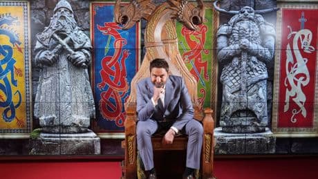 Gerard Butler jokes he had to get out of his pyjamas for live-action dragon film