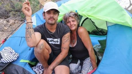 'I flew to Tenerife with my 63-year-old mum – now we’re living in a tent by the road'