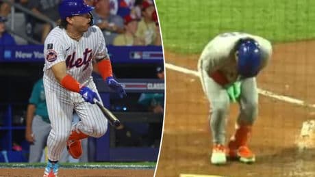 Francisco Alvarez exits rehab game after getting hit on hand in Mets injury concern