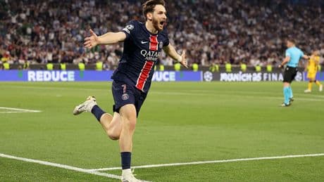 What is the biggest win in a Champions League final as PSG thrash Inter?