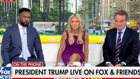 Trump completely sidetracks Fox & Friends interview by gushing over Hannity and Earhardt’s ‘greatest relationship’