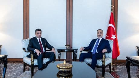 Bakan Fidan, Libya Sayıştay Başkanı Halid Ahmet Şakşak'ı kabul etti