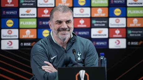 Ange Postecoglou laughs off Arsene Wenger view on Champions League qualification