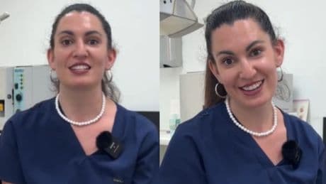 María Jesús, podóloga: ''Cuando estás parado el cuerpo está luchando todo el tiempo para mantener el equilibrio y eso hace que tengas una contracción constante en las piernas y en los pies''